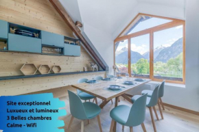 Meije - 3 Belles chambres - Calme - Wifi - Vue